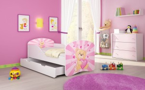 Łóżko dziecięce 180x80, ACMA I - Misiu