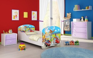 Łóżko dziecięce 180x80, ACMA I - Straż pożarna