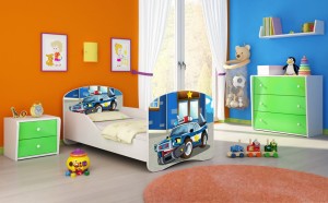 Łóżko dziecięce 180x80, ACMA I - Policja