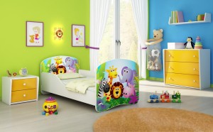 Łóżko dziecięce 140x70, ACMA I - ZOO