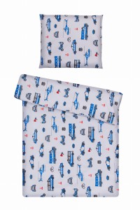 Zestaw pościeli do łóżka 160x80 - 4 el. - Policja